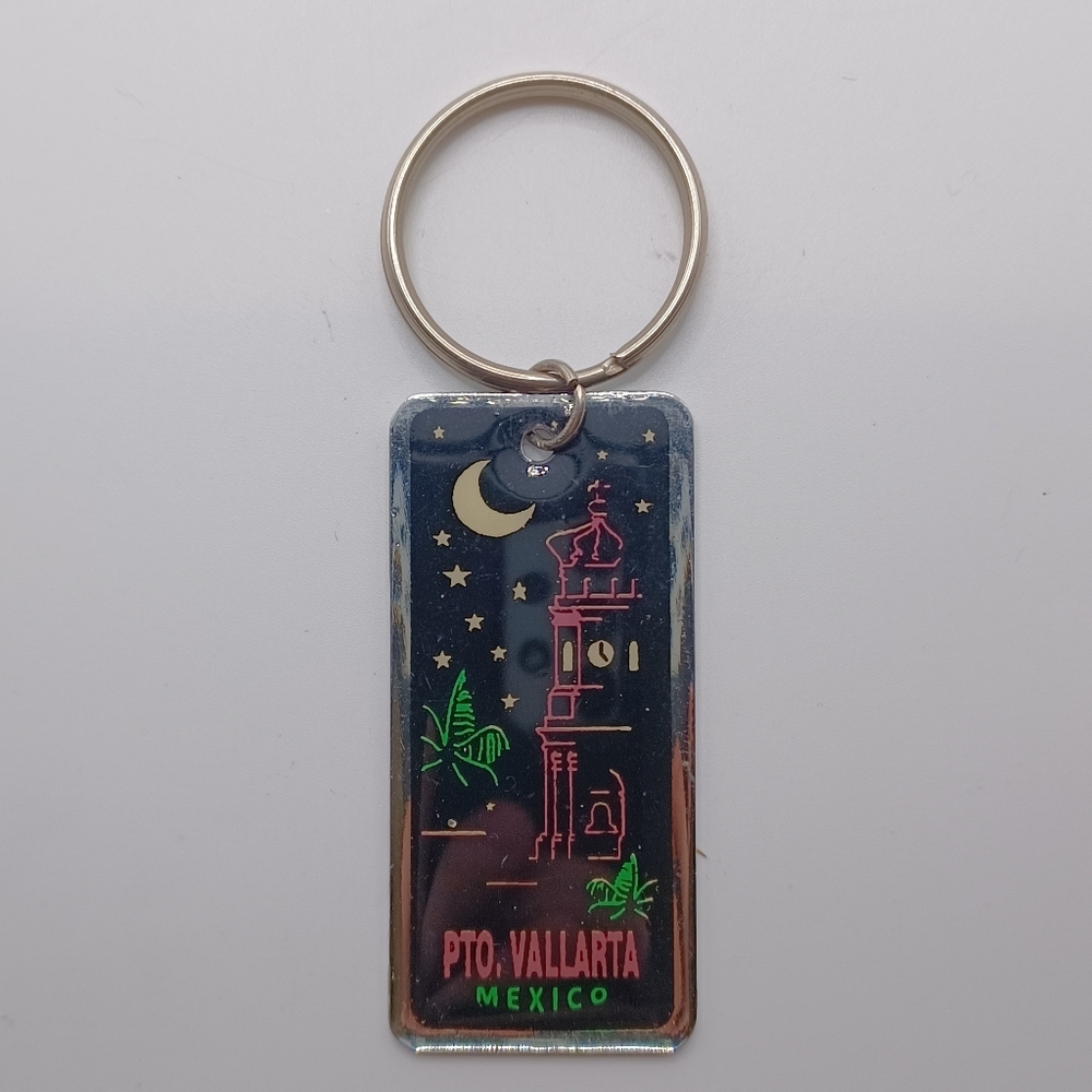 VINTAGE Vallarta Mexico Keychain